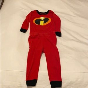 Disney The Incredibles boy pajama set 2T GAP